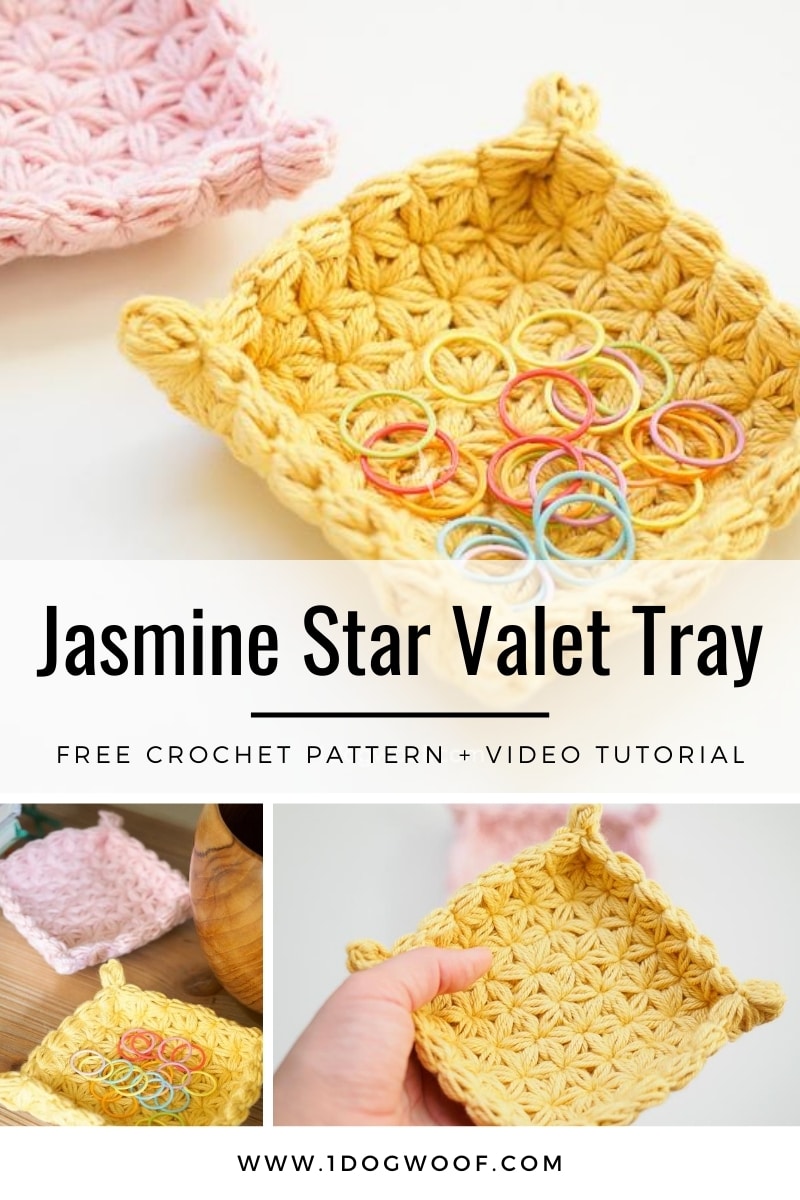 jasmine star stitch valet tray
